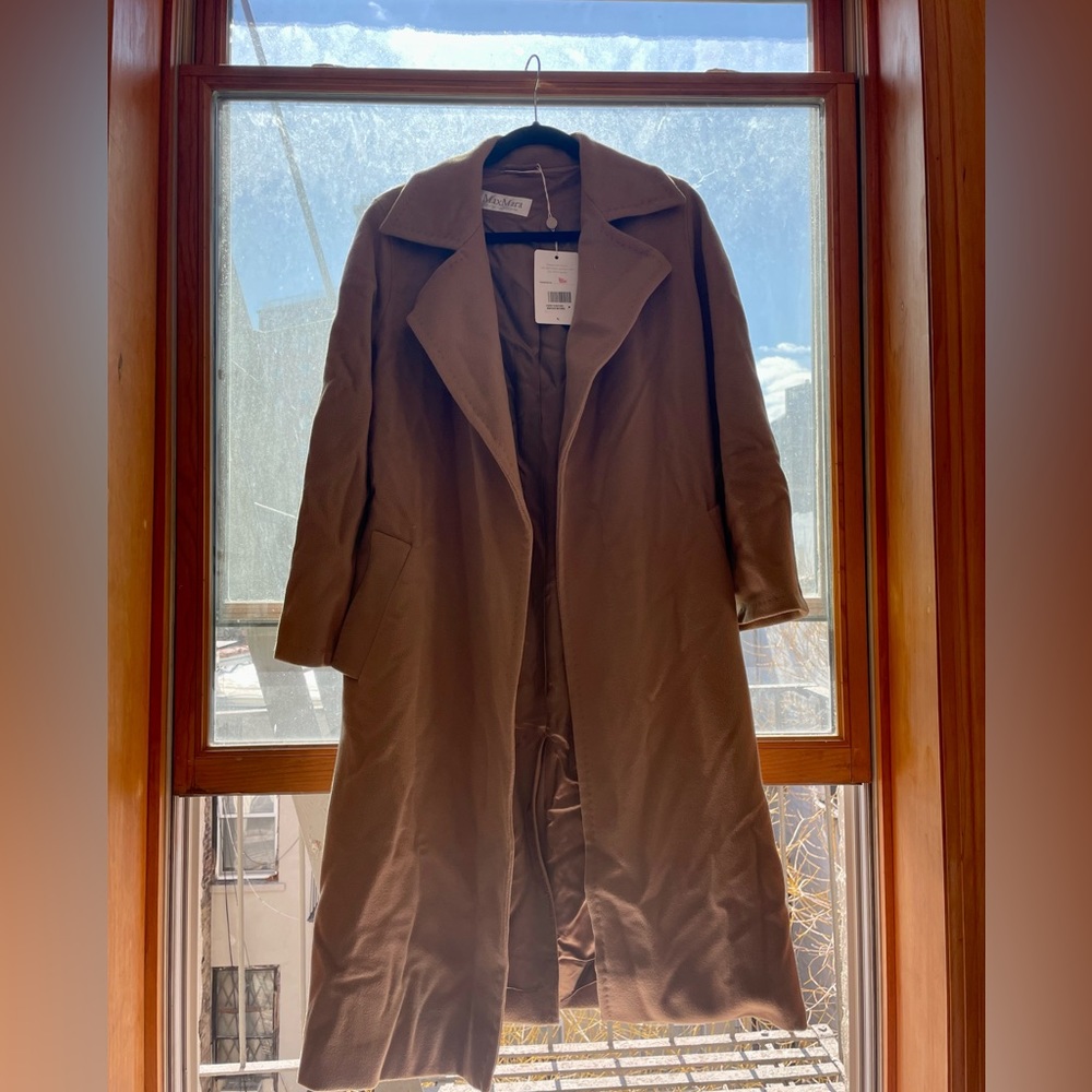 MaxMara cashmere coat.